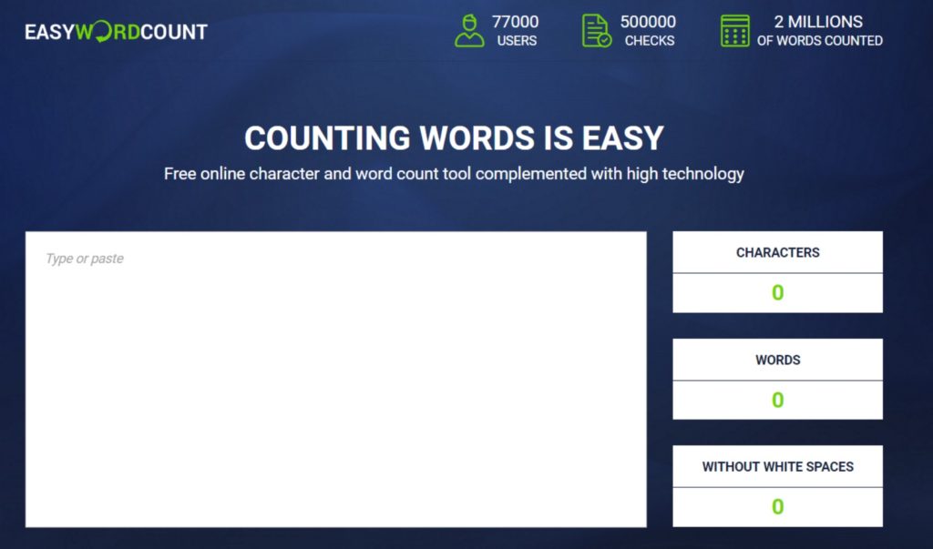 Easy word count