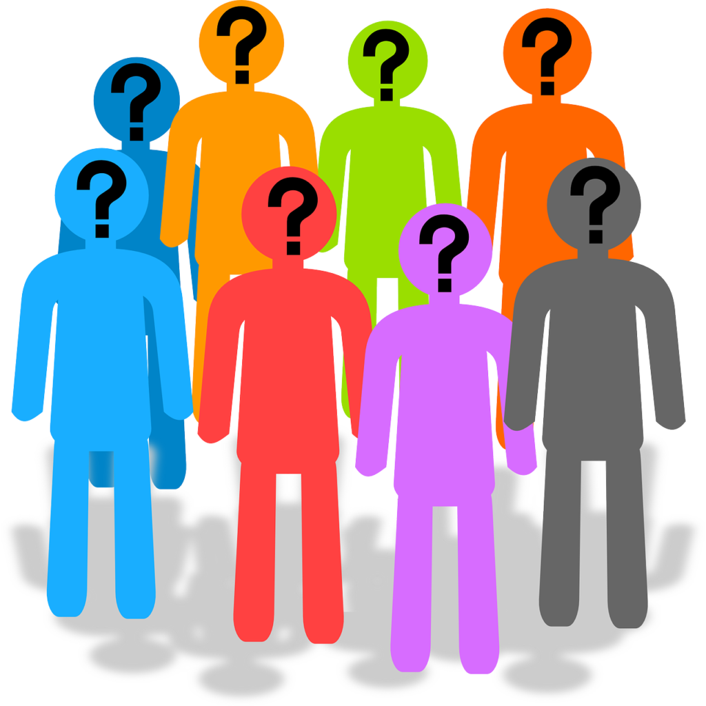 picture of people as icons and graphic